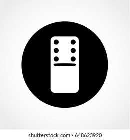 domino Icon Isolated on White Background