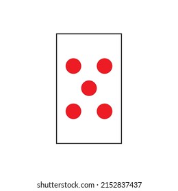 plantilla de diseño vectorial del logotipo del icono dominó
