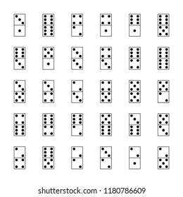 domino in icon set