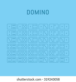 Domino icon set