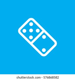 Domino icon vector