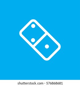 Domino icon vector