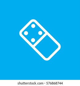 Domino icon vector