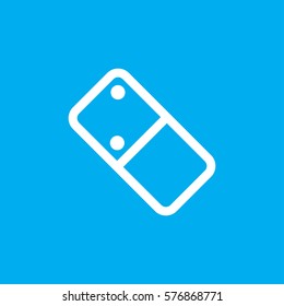 Domino icon vector