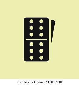 domino icon vector