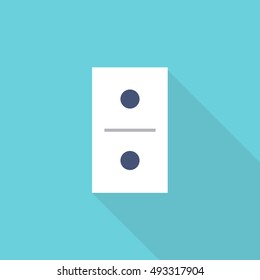 domino icon. vector illustration
