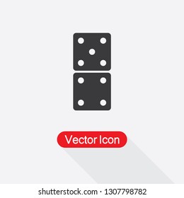 Domino Icon Vector Illustration Eps10