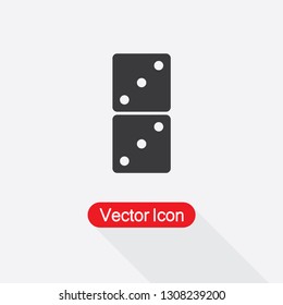 Domino Icon Vector Illustration Eps10