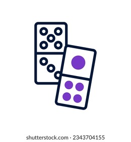 domino icon for your website, mobile, presentation, and logo design.