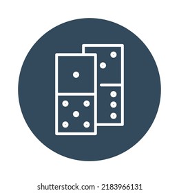 Domino Isolated Vector icon which can easily modify or edit
