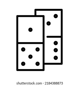Domino Isolated Vector icon which can easily modify or edit

