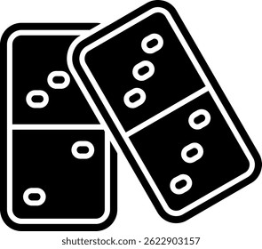 Domino Line vector Icon Design