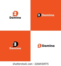 Domino logo design - D letter logo