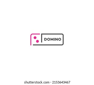 Domino Logo Design vector Template