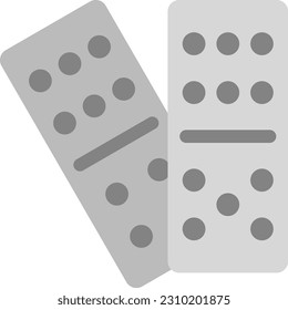 Domino vector icon. Can be used for printing, mobile and web applications.