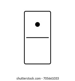 Domino. Vector illustration.