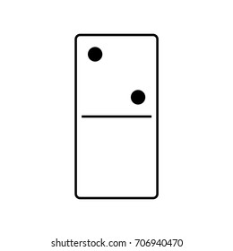 Domino. Vector illustration.