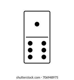 Domino. Vector illustration.