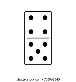 Domino. Vector illustration.
