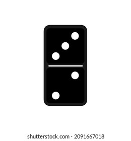 Dominoes cards art design. Abstract concept for game graphic element. Card number two-three.