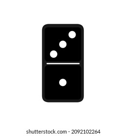 Dominoes cards art design. Abstract concept for game graphic element. Card number one-three.