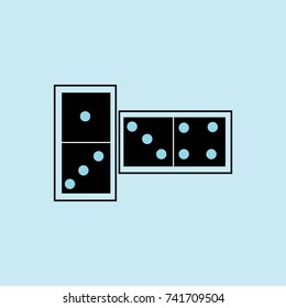 Dominoes vector illustration