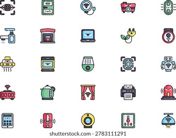 Domotics Simple vector icon. simple flat icon