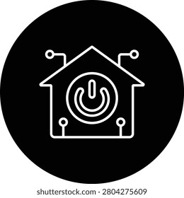 Domotics vector icon. Can be used for printing, mobile and web applications.