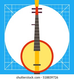 Domra flat icon