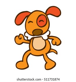 Don and bone cartoon design kids