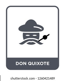 don quixote icon vector on white background., don quixote simple element illustration