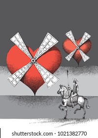 Don Quixote love heart