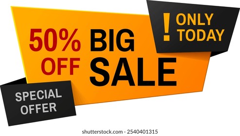 Don t miss the 50 percent off sale banner today save money shopping online with this limited time offer.