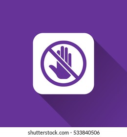 don touch icon