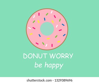 Vector Isolated Donut Design Cards Menu Stock Vector (Royalty Free ...