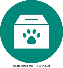 Donate to Animals icon vector image. Can also be used for Donations. Suitable for mobile apps, web apps and print media.
