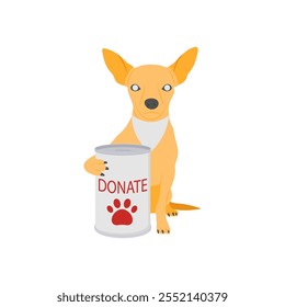 Spenden an Tiere Vektorgrafik