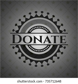 Donate black badge