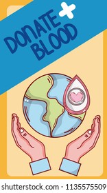 Donate blood card