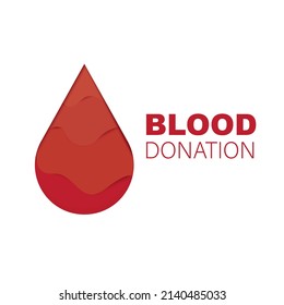 donar concepto de sangre. Ilustración vectorial de donación de sangre. Día mundial de los donantes de sangre. ilustración vectorial aislada en fondo blanco.
