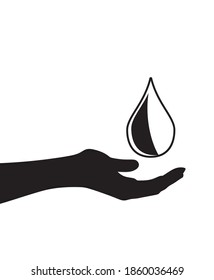 Donar el concepto de sangre. ilustración vectorial