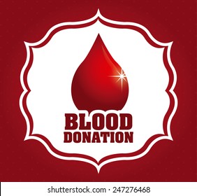 donate blood design, vector illustration eps10 graphic 