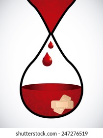 donate blood design, vector illustration eps10 graphic 