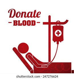 donate blood design, vector illustration eps10 graphic 