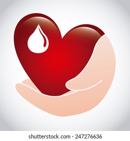 donate blood design, vector illustration eps10 graphic 