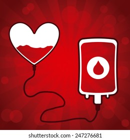 donate blood design, vector illustration eps10 graphic 