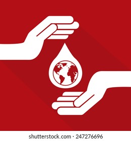 donate blood design, vector illustration eps10 graphic 