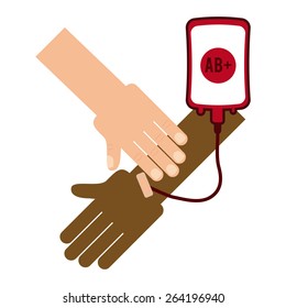 donate blood design, vector illustration eps10 graphic 