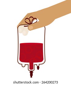 donate blood design, vector illustration eps10 graphic 