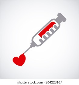 donate blood design, vector illustration eps10 graphic 